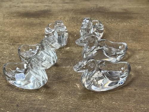 Lot canards cristal de - 6,