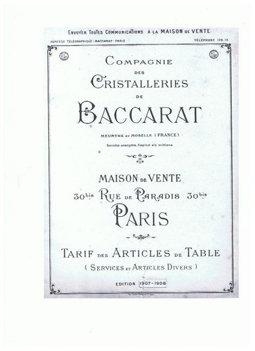 Dvd cataloghi baccarat st - dvd, 21