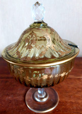 Confiturier  en cristal de