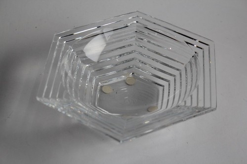 Baccarat vide poche - baccarat, hexagonal