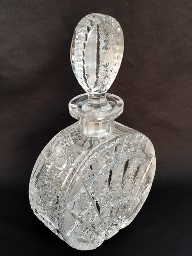 Carafe cristal taillé diamant - carafe,
