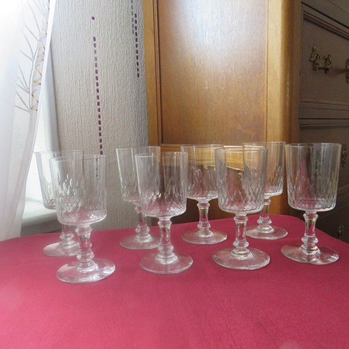 Verres vin cristal de - 9,