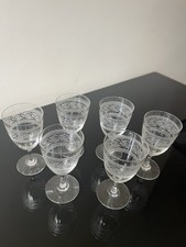Lot de 6 Verres a Vin Blanc En