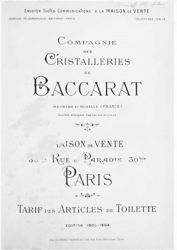 Cristal baccarat catalogue - baccarat,,