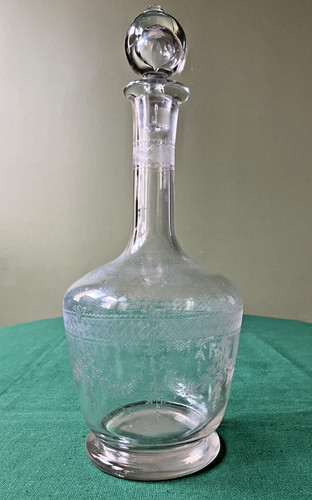 Caraffa cristallo inciso - cristallo,