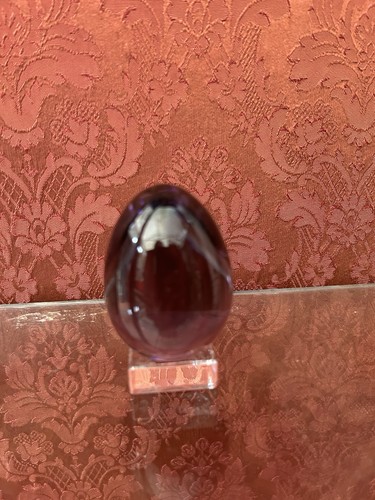 Baccarat uovo viola con - uovo,