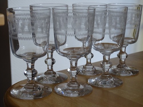 Baccarat anciens verres a - 6,