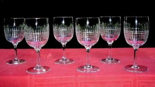Baccarat nancy wine glasses - baccarat, 6