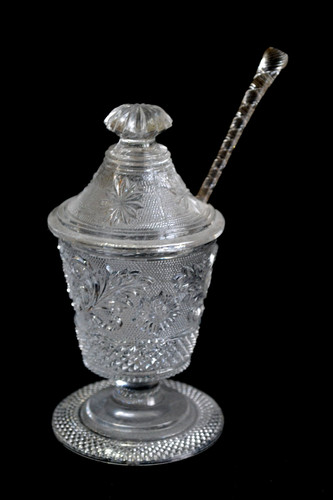 Moutardier cristal creusot - moutardier,